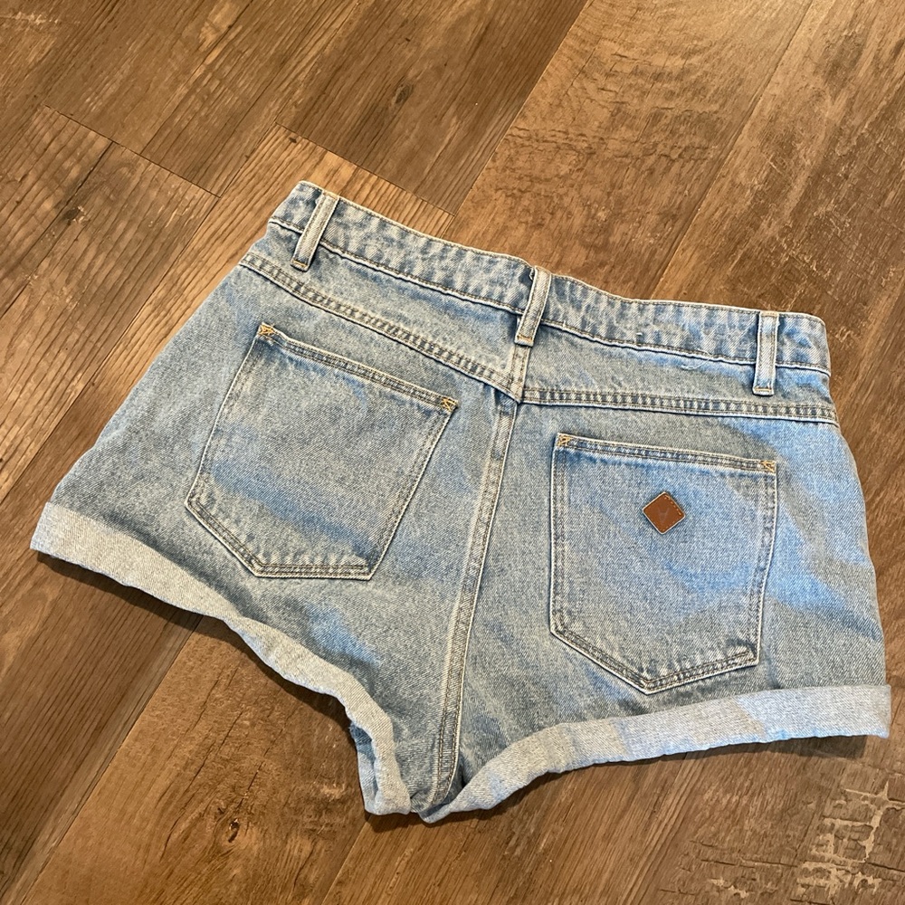 Abrand Light Blue Denim Jean Shorts